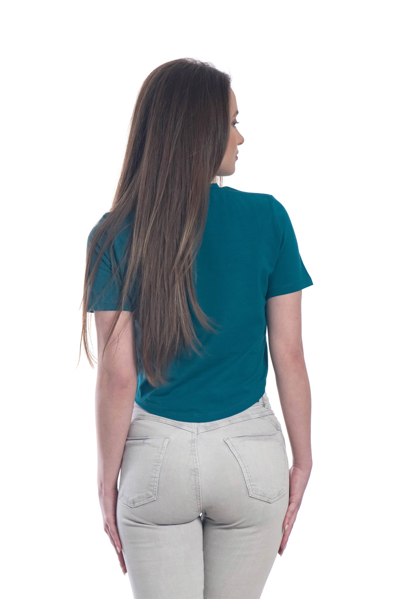 Ruffled High Neck Contrast Side Tie Top